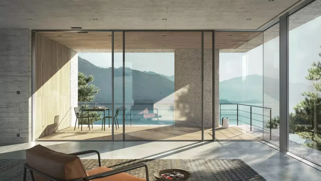 Okna tarasowe Łódź Produkcja i montaż okien przesuwnych i ponoszono-przesuwnych MS Aluminium Zdjęcie poglądowe nr.4