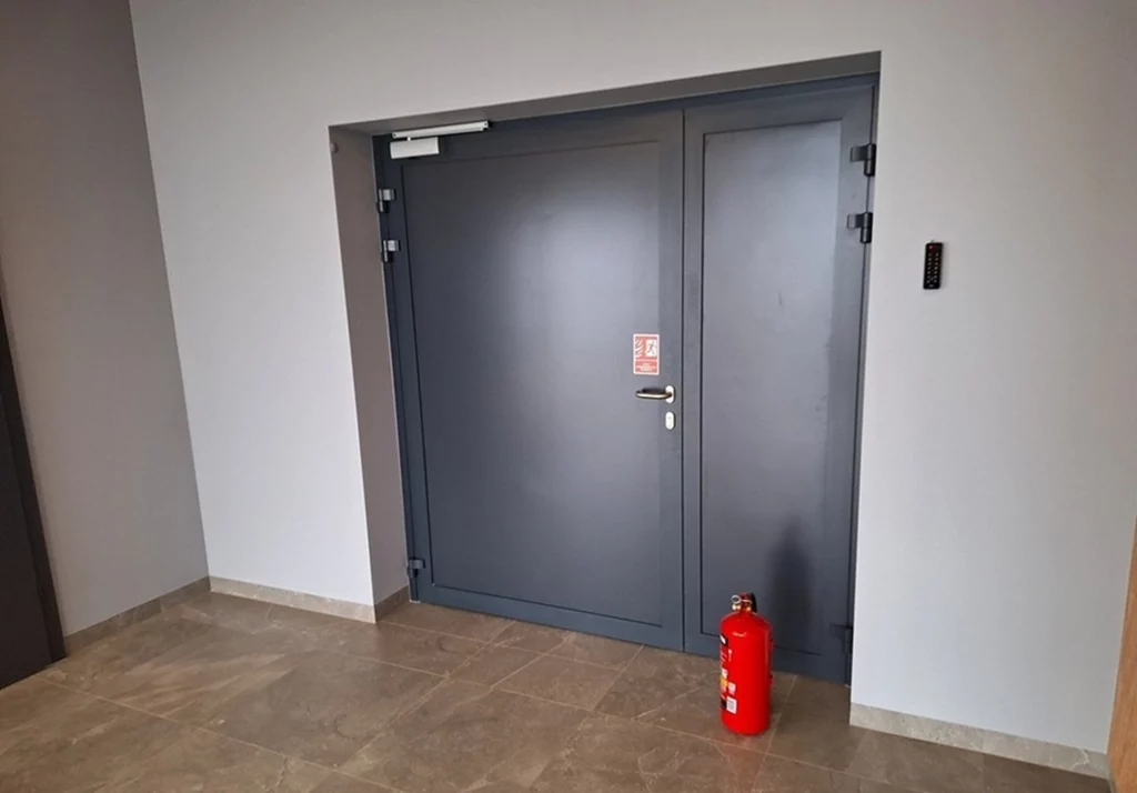 Drzwi aluminiowe Łódź - drzwi przeciwpożarowe, drzwi ppoż Producent MS Aluminium