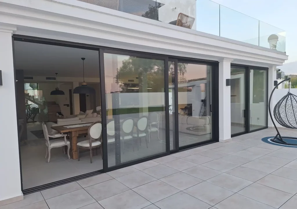 Drzwi aluminiowe Łódź - drzwi przesuwne, podnoszono-przesuwne, tarasowe Producent MS Aluminium