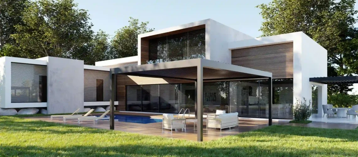 Pergole aluminiowe Łódź firmy MS Aluminium Produkcja i montaż Zdjęcie poglądowe