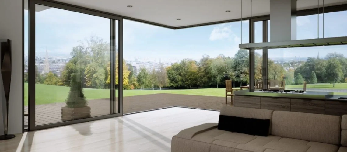 Okna aluminiowe w domu